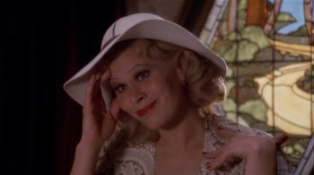 Movie still from “The Day of the Locust” (1975), directed by John Schlesinger – A person wearing a hat; Close Up shot, Low angle