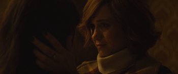 Movie still from “The Diary of a Teenage Girl” (2015), directed by Marielle Heller – A person with short hair; Close Up shot, Over the shoulder angle