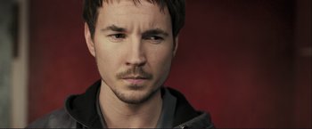 Movie still from “The Disappearance of Alice Creed” (2009), directed by J Blakeson – A person with a beard; Close Up shot, High angle