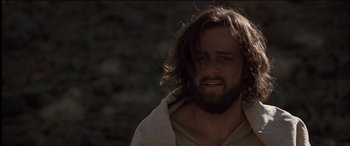 Movie still from “The Four Feathers” (2002), directed by Shekhar Kapur – A man with long hair and a beard; Close Up shot, Low angle