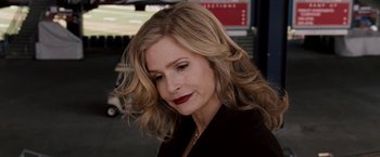 Movie still from “The Game Plan” (2007), directed by Andy Fickman – A person with long blonde hair; Close Up shot, Over the shoulder angle