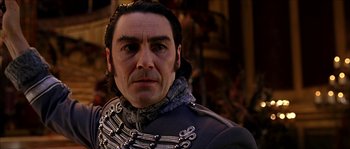 Movie still from “The Haunted Mansion” (2003), directed by Rob Minkoff – A person wearing a uniform; Close Up shot, Low angle