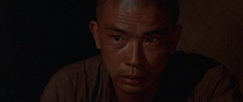 Movie still from “The Hawaiians” (1970), directed by Tom Gries – A person looking at the camera; Close Up shot, Over the shoulder angle