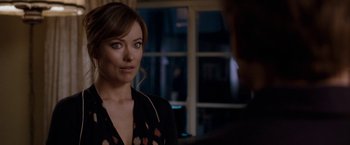 Movie still from “The Incredible Burt Wonderstone” (2013), directed by Don Scardino – A person looking at a person; Close Up shot, Over the shoulder angle