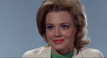 Movie still from “The Killers” (1964), directed by Don Siegel – A person wearing a jacket; Close Up shot, Low angle