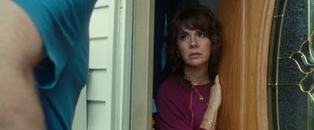 Movie still from “The King of Staten Island” (2020), directed by Judd Apatow – A person leaning against a window sill; Close Up shot, Over the shoulder angle