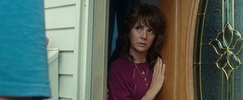 Movie still from “The King of Staten Island” (2020), directed by Judd Apatow – A person standing in a room; Close Up shot, Over the shoulder angle