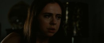 Movie still from “The King of Staten Island” (2020), directed by Judd Apatow – A person with long dark hair; Close Up shot, Over the shoulder angle