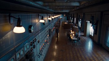 Movie still from “The King's Speech” (2010), directed by Tom Hooper – Extreme Wide shot, High angle