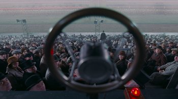 Movie still from “The King's Speech” (2010), directed by Tom Hooper – Extreme Close Up shot, High angle
