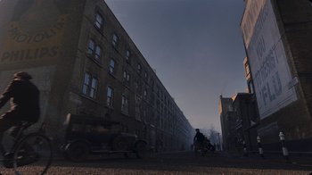 Movie still from “The King's Speech” (2010), directed by Tom Hooper – Extreme Wide shot, High angle