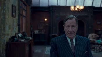 Movie still from “The King's Speech” (2010), directed by Tom Hooper – Medium shot, Over the shoulder angle