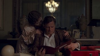 Movie still from “The King's Speech” (2010), directed by Tom Hooper – Medium shot, Over the shoulder angle