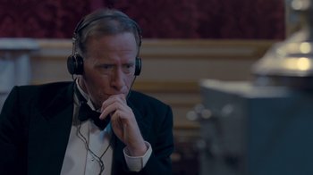 Movie still from “The King's Speech” (2010), directed by Tom Hooper – Close Up shot, Over the shoulder angle