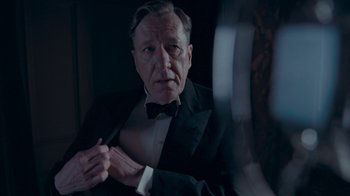 Movie still from “The King's Speech” (2010), directed by Tom Hooper – Medium shot, Low angle