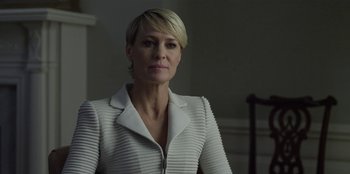 Movie still from “House of Cards” (2013), created by Beau Willimon – Close Up shot, Low angle