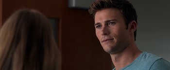 Movie still from “The Longest Ride” (2015), directed by George Tillman Jr. – A person looking at the camera; Close Up shot, Over the shoulder angle