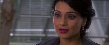 Movie still from “The Lovers” (2015), directed by Roland Joffé – A person wearing a gray shirt; Close Up shot, Over the shoulder angle