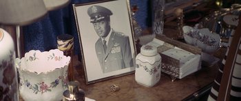 Movie still from “The Man Who Fell to Earth” (1976), directed by Nicolas Roeg – A picture of an army officer in a uniform; Close Up shot, High angle