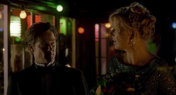 Movie still from “The One and Only” (1999), directed by Susanne Bier – A man and a woman are talking to each other; Close Up shot, Over the shoulder angle