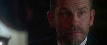 Movie still from “The Portrait of a Lady” (1996), directed by Jane Campion – A person with a beard; Close Up shot, Over the shoulder angle