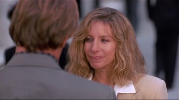 Movie still from “The Prince of Tides” (1991), directed by Barbra Streisand – A person talking to another person; Close Up shot, Over the shoulder angle