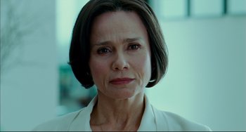 Movie still from “The Reader” (2008), directed by Stephen Daldry – A person with short hair; Close Up shot, Over the shoulder angle