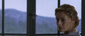 Movie still from “The Sea Inside” (2004), directed by Alejandro Amenábar – A person near a window; Close Up shot, Over the shoulder angle