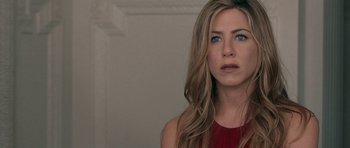 Movie still from “The Switch” (2010), directed by Josh Gordon – A person with long hair; Close Up shot, Over the shoulder angle