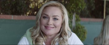 Movie still from “The Tribes of Palos Verdes” (2017), directed by Brendan Malloy – A person with blonde hair; Close Up shot, Over the shoulder angle