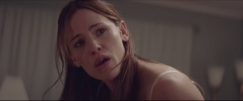 Movie still from “The Tribes of Palos Verdes” (2017), directed by Brendan Malloy – A person sitting in a room; Close Up shot, Over the shoulder angle