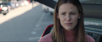 Movie still from “The Tribes of Palos Verdes” (2017), directed by Brendan Malloy – A person sitting in a car; Close Up shot, Over the shoulder angle