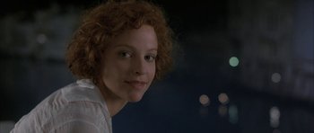 Movie still from “The Wings of the Dove” (1997), directed by Iain Softley – A person with curly red hair; Close Up shot, Low angle