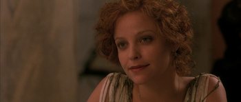 Movie still from “The Wings of the Dove” (1997), directed by Iain Softley – A person wearing a dress; Close Up shot, Over the shoulder angle