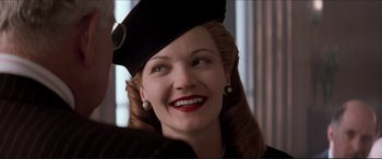 Movie still from “Tucker: The Man and His Dream” (1988), directed by Francis Ford Coppola – A person wearing a hat; Close Up shot, Low angle