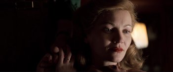 Movie still from “Tucker: The Man and His Dream” (1988), directed by Francis Ford Coppola – A person with a ring on her finger; Close Up shot, High angle