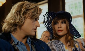 Movie still from “Turkish Delight” (1973), directed by Paul Verhoeven – A man and a woman standing next to each other; Close Up shot, Low angle