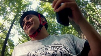 Movie still from “V/H/S/2” (2013), directed by Timo Tjahjanto – A man wearing headphones and holding a video game controller; Close Up shot, Low angle