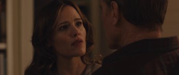 Movie still from “Wakefield” (2016), directed by Robin Swicord – A man and a woman looking at one another; Close Up shot, Over the shoulder angle