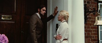 Movie still from “What Have You Done to Solange?” (1972), directed by Massimo Dallamano – A man and a woman standing next to each other; Medium shot, Over the shoulder angle