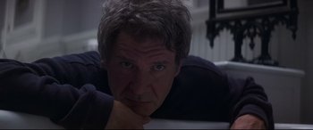 Movie still from “What Lies Beneath” (2000), directed by Robert Zemeckis – A person laying on the ground; Close Up shot, Low angle