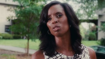 Movie still from “Why Did I Get Married Too?” (2010), directed by Tyler Perry – A person with long black hair; Close Up shot, Low angle