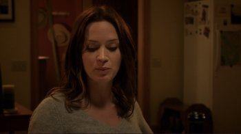 Movie still from “Your Sister's Sister” (2011), directed by Lynn Shelton – A person with her eyes closed; Close Up shot, Over the shoulder angle