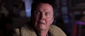 Movie still from “Zoolander” (2001), directed by Ben Stiller – An older man with a surprised look on his face; Close Up shot, Low angle