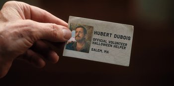 Movie still from “Hubie Halloween” (2020), directed by Steven Brill – Extreme Close Up shot, High angle