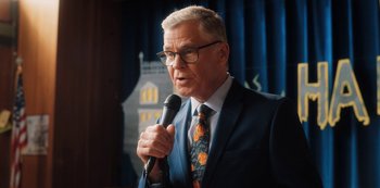 Movie still from “Hubie Halloween” (2020), directed by Steven Brill – Close Up shot, Over the shoulder angle