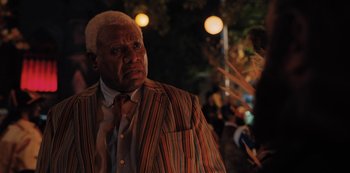 Movie still from “Hubie Halloween” (2020), directed by Steven Brill – Close Up shot, Over the shoulder angle