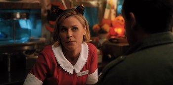 Movie still from “Hubie Halloween” (2020), directed by Steven Brill – Close Up shot, Over the shoulder angle