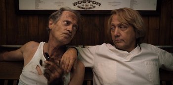 Movie still from “Hubie Halloween” (2020), directed by Steven Brill – Close Up shot, Low angle