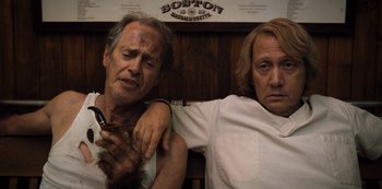 Movie still from “Hubie Halloween” (2020), directed by Steven Brill – Close Up shot, Low angle